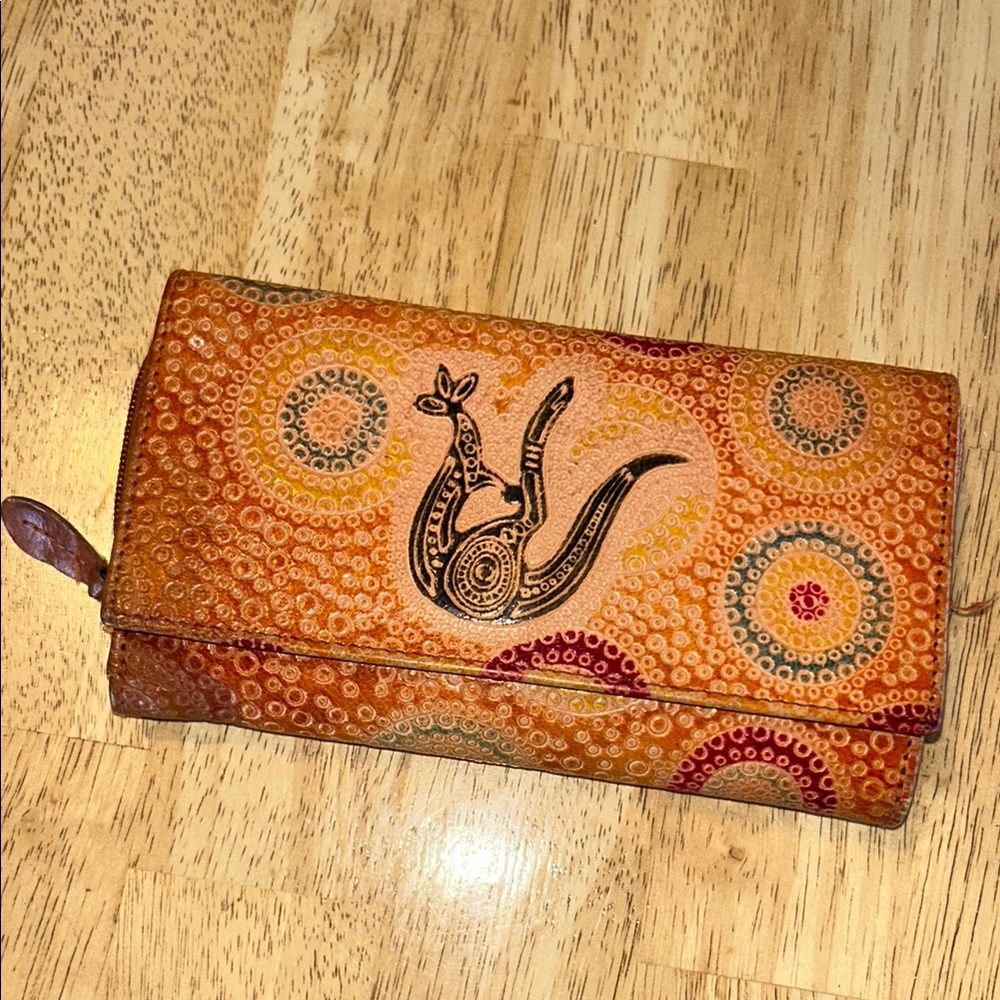 Colorful Kangaroo Design Wallet